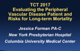 Evaluating the Peripheral Vascular Disease Patient and Risks for Long-term Mortality