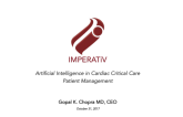 Intelligence for Better Clinical Care (Imperative)