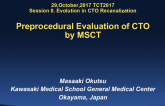 Preprocedural Evaluation of CTO by MSCT