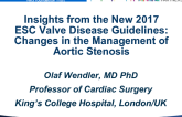 Insights From the New 2017 ESC Valve Disease Guidelines: Changes in the Management of Aortic Stenosis
