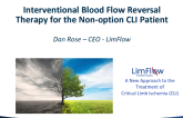 Interventional Blood Flow Reversal Therapy for the Non-option CLI Patient (LimFlow)