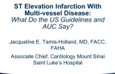 STEMI/ACS With Multivessel Disease: What Do the US Guidelines and AUC Say?