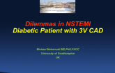 Case #5 Introduction: 62-Year-Old Diabetic Patient Presents With NSTEMI and 3-Vessel Disease, Including LAD/Diagonal Bifurcation Involvement