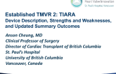Established TMVR 2: Tiara - Device Description, Strengths and Weaknesses, and Updated Summary Outcomes