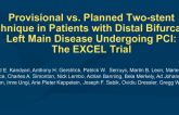 TCT 83: Provisional vs Planned Two-Stent Technique in Patients With Distal Bifurcation Left Main Disease Undergoing PCI: The EXCEL Trial