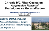 Case #1: Chronic IVC Filter Occlusion - Aggressive Retrieval Techniques vs Recanalization (With Discussion)