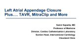 LAA Closure Plus ... TAVR, MitraClip, and More