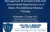 Management of Unilateral RAS With Uncontrolled Hypertension on Three Meds: Pro Additional Medical Management
