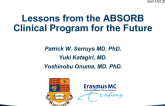 Lessons from the ABSORB Clinical Program for the Future