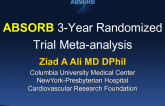 ABSORB 3-Year Meta-analysis: 3-Year Outcomes of a Bioresorbable Scaffold Compared to a Metallic DES From an Individual Patient Data Meta-analysis of Four Randomized Trials