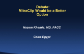 Debate: MitraClip Is the Best Option for This Patient