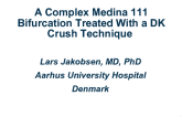 Case #7: A Complex Medina 111 Bicurcation Treated With a DK Crush Technique (With Discussion)