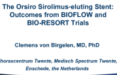 The Orsiro Sirolimus-eluting Stent: Outcomes From the BIOFLOW and BIORESORT Trials