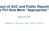 Impact of AUC and Public Reporting: Is PCI Now More “Appropriate”?