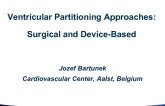 Ventricular Partitioning Approaches: Surgical and Device-Based