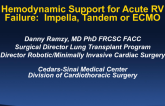 Hemodynamic Support for Acute RV Failure: Impella, TandemHeart, or ECMO?