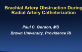 CASE #4: Asymptomatic Atherosclerotic Obstruction in the Brachial Artery (With Discussion)