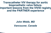 Important Clinical Lessons From the VIVID Registry and the PARTNER Experience