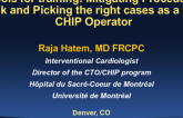 Tools for Training: Mitigating Procedural Risk and Picking the Right Cases As a New CHIP Operator