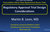 Transcatheter Mitral Valve Replacement Device Trials: Regulatory Approval Trial Design Considerations