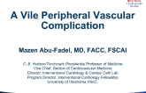Case #7: A Vile Peripheral Vascular Complication (With Discussion)