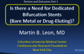 Is There a Need for Dedicated Bifurcation Stents (Bare Metal or Drug-Eluting)?