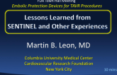 Embolic Protection Devices For TAVR Procedures: Lessons Learned From SENTINEL and Other Experiences