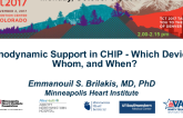 Keynote Lecture: Hemodynamic Support in CHIP - Which Device, in Whom, and When?