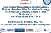 CrossBoss First: A Randomized Trial of Antegrade Dissection and Re-entry vs Standard Wire Escalation for Crossing Coronary Artery Chronic Total Occlusions