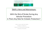 TAVR is Here and Mainstream: With the Risk of Stroke During Any Valvular Procedure: Is There Any Role for Embolic Protection?