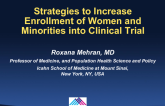 Strategies to Increase Enrollment of Women and Minorities Into Clinical Trials