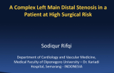 Case Introduction: A Complex Left Main Distal Bifurcation Stenosis in a Patient at High Surgical Risk