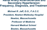 Renal Artery Atherosclerosis and Secondary Hypertension: Frequency, Diagnosis, and Treatment