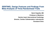 SENTINEL Design Features and Findings From the Meta-Analysis of Three Randomized Clinical Trials