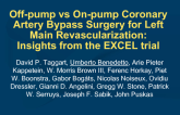 TCT 73: Off-Pump versus On-Pump Coronary Artery Bypass Surgery for Left Main Revascularization: Insights From the EXCEL Trial