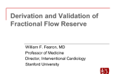 Derivation and Validation of Fractional Flow Reserve