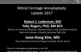 Update of Mitral Cerclage Annuloplasty