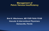 Pelvic Congestion Syndrome: Management and Developing an Office-Based Practice