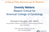 Professional Society's Mission to Enhance DIVERSITY in Clinical Trials, Education and the Workforce: ACC