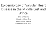 Epidemiology of Valvular Heart Disease in the Middle East and Africa