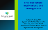 SFA Dissections: Implications and Management