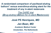 DARE: A Randomized Trial of a Drug-Eluting Balloon vs a Metallic DES in Patients With Coronary Artery In-Stent Restenosis