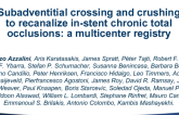 TCT 24: Subadventitial Crossing and Crushing to Recanalize In-Stent Chronic Total Occlusions: a Multicenter Registry