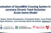 TCT 22: Evaluation of the SoundBite Crossing System in a Coronary Chronic Total Occlusion (CTO) Acute Swine Model
