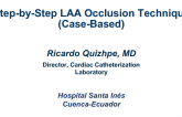 Step-By-Step LAA Occlusion Implantation Technique (Case-based)