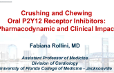 Crushing and Chewing Oral P2Y12 Receptor Inhibitors: Pharmacodynamic and Clinical Impact