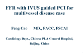 Case Presentation: FFR-Guidance of PCI in MVD