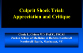 CULPRIT-SHOCK: Appreciation and Critique