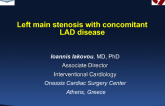 Case #2 (With Discussion): Left Main Stenosis With Concomitant LAD Disease