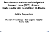 Percutaneous Suture-mediated Patent Foramen Ovale (PFO) Closure: Early Results With NobleStitchEL Device